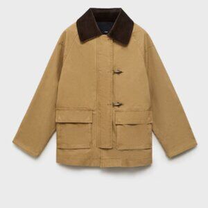 Mango Oversized parka with contrasting collar - NWT